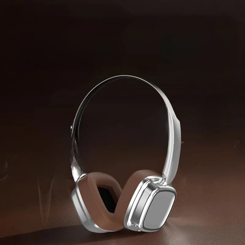 Retro draadloze over-ear hoofdtelefoon met Bluetooth 5.3 en stereobass