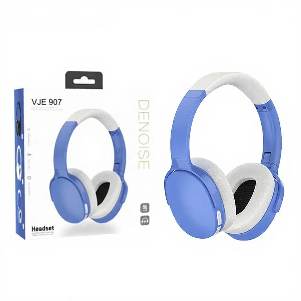 Draadloze over-ear Bluetooth-koptelefoon met drie EQ-modi en microfoon