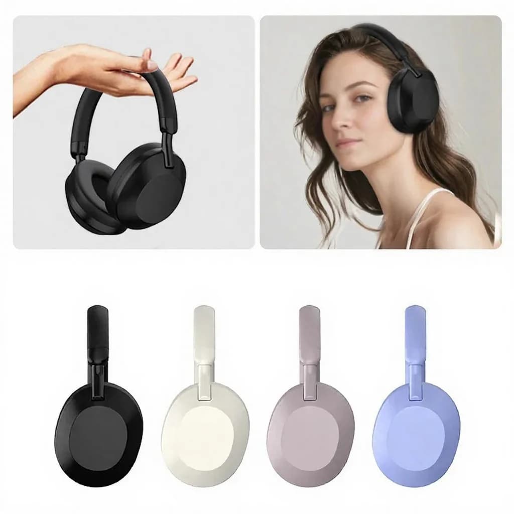 Draadloze over-ear koptelefoon met ANC en Bluetooth 5.4