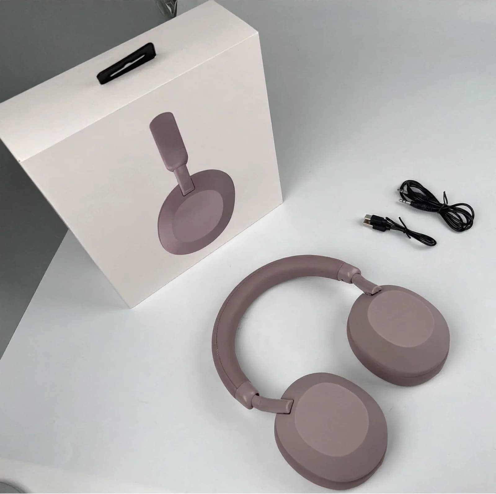 Actieve ruisonderdrukking draadloze Bluetooth-hoofdtelefoon over-ear stereo