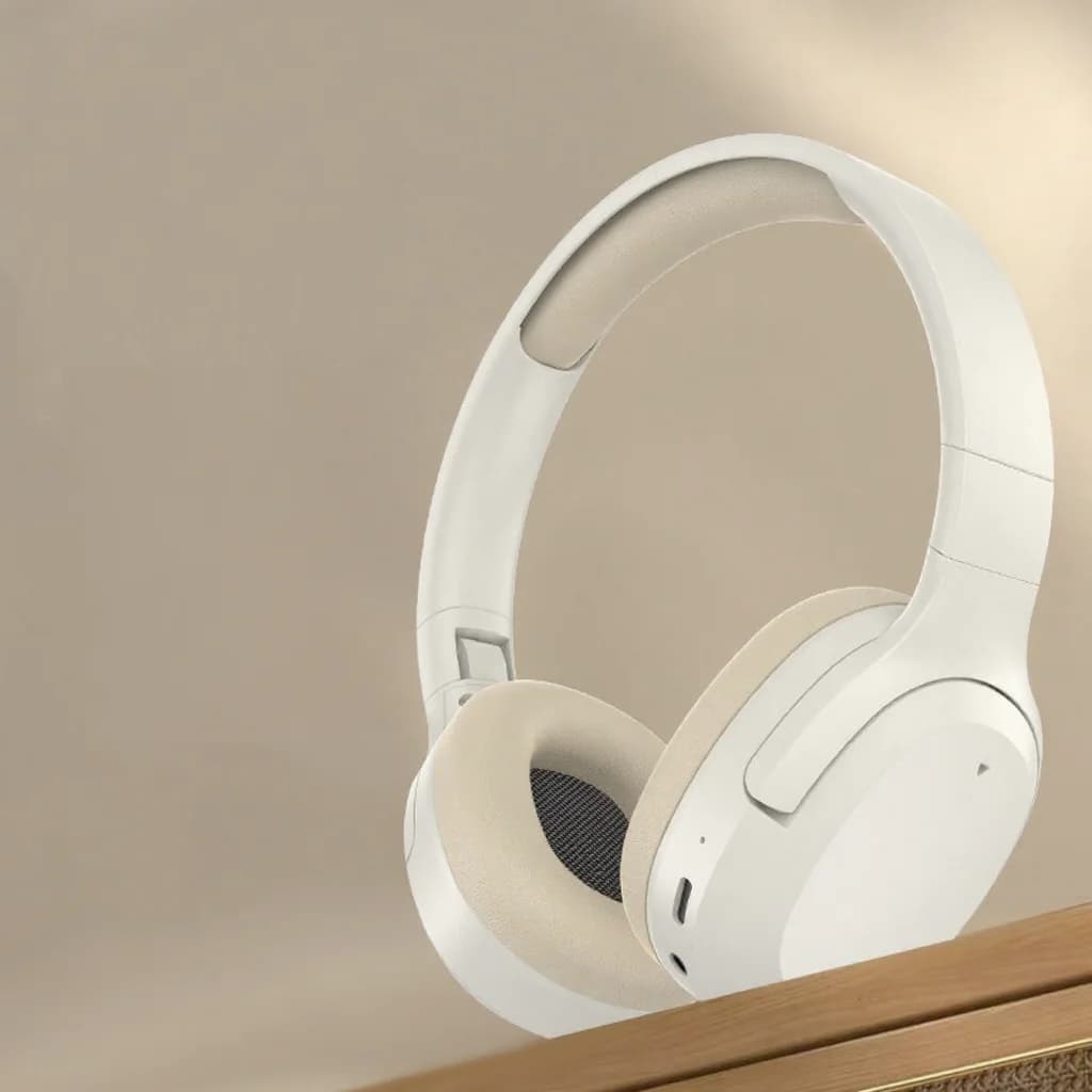 Over-ear Bluetooth-hoofdtelefoon met bas, AUX en TF-kaartondersteuning