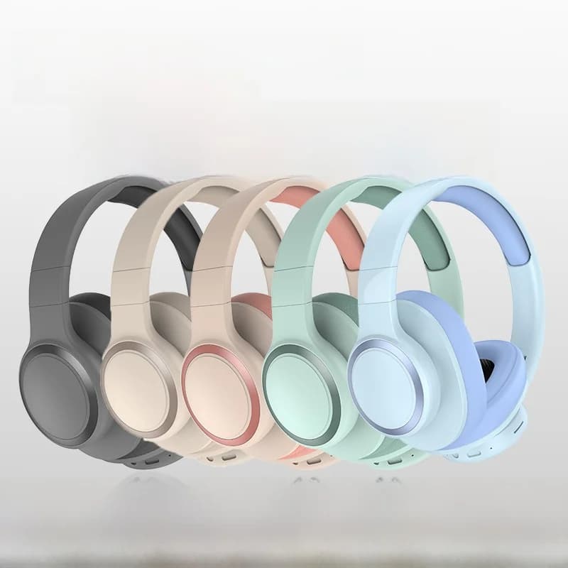 Draadloze Bluetooth over-ear hoofdtelefoon met FM-radio en TF-kaartslot