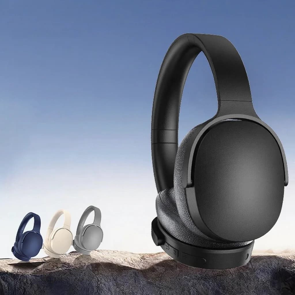 Actieve Noise Cancelling Draadloze Bluetooth Hoofdtelefoon Over-Ear Lange Batterijduur