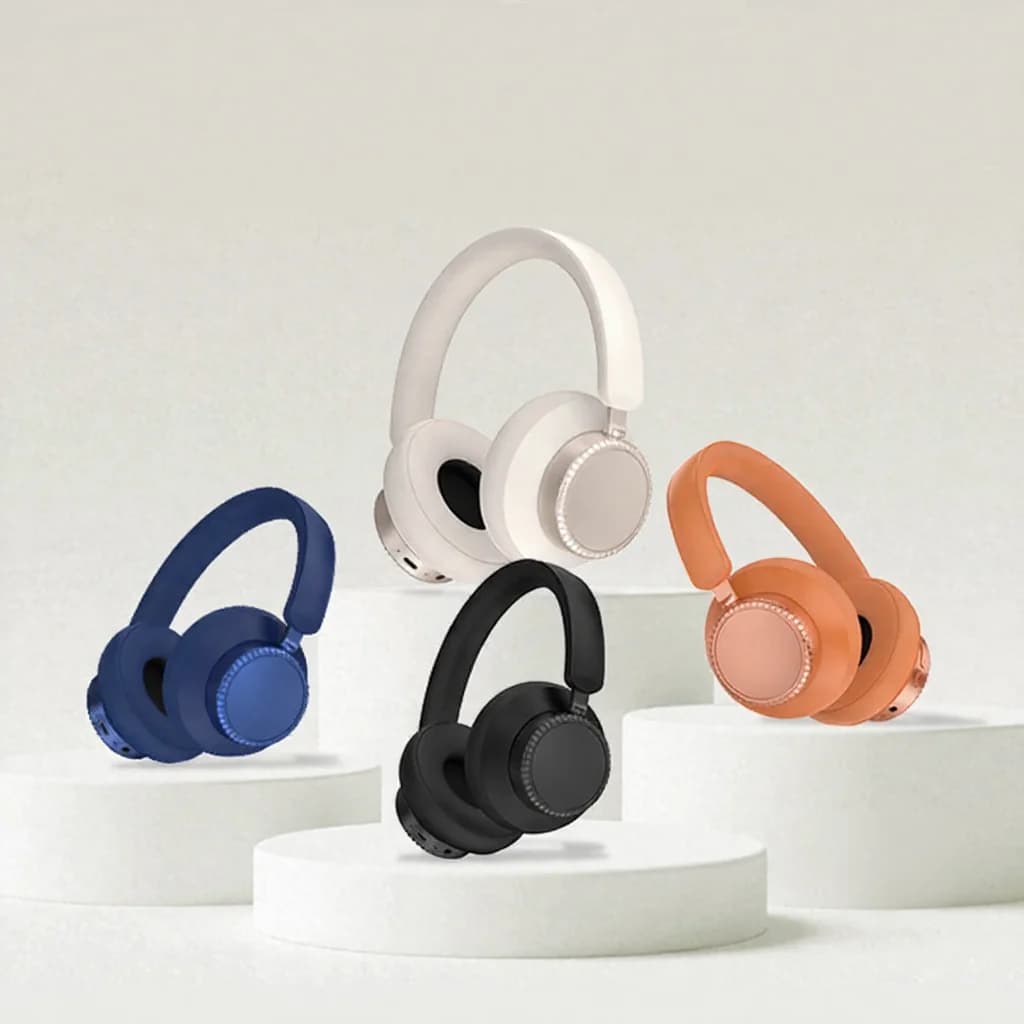 Draadloze Bluetooth over-ear koptelefoon met ANC en microfoon