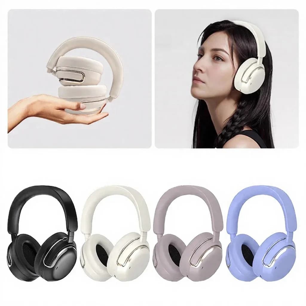 Over-ear draadloze koptelefoon met actieve ruisonderdrukking en lange batterijduur