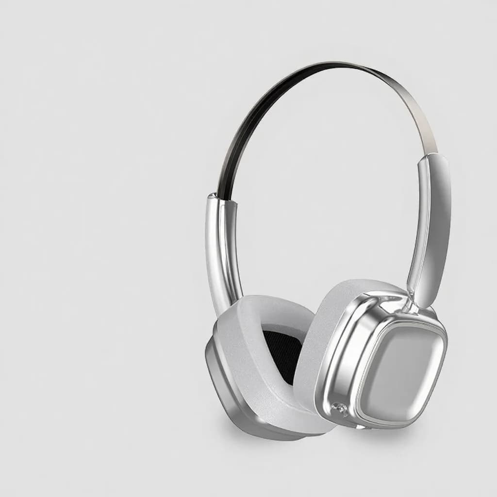 Retro draadloze over-ear koptelefoon Bluetooth 5.4 stereo bass