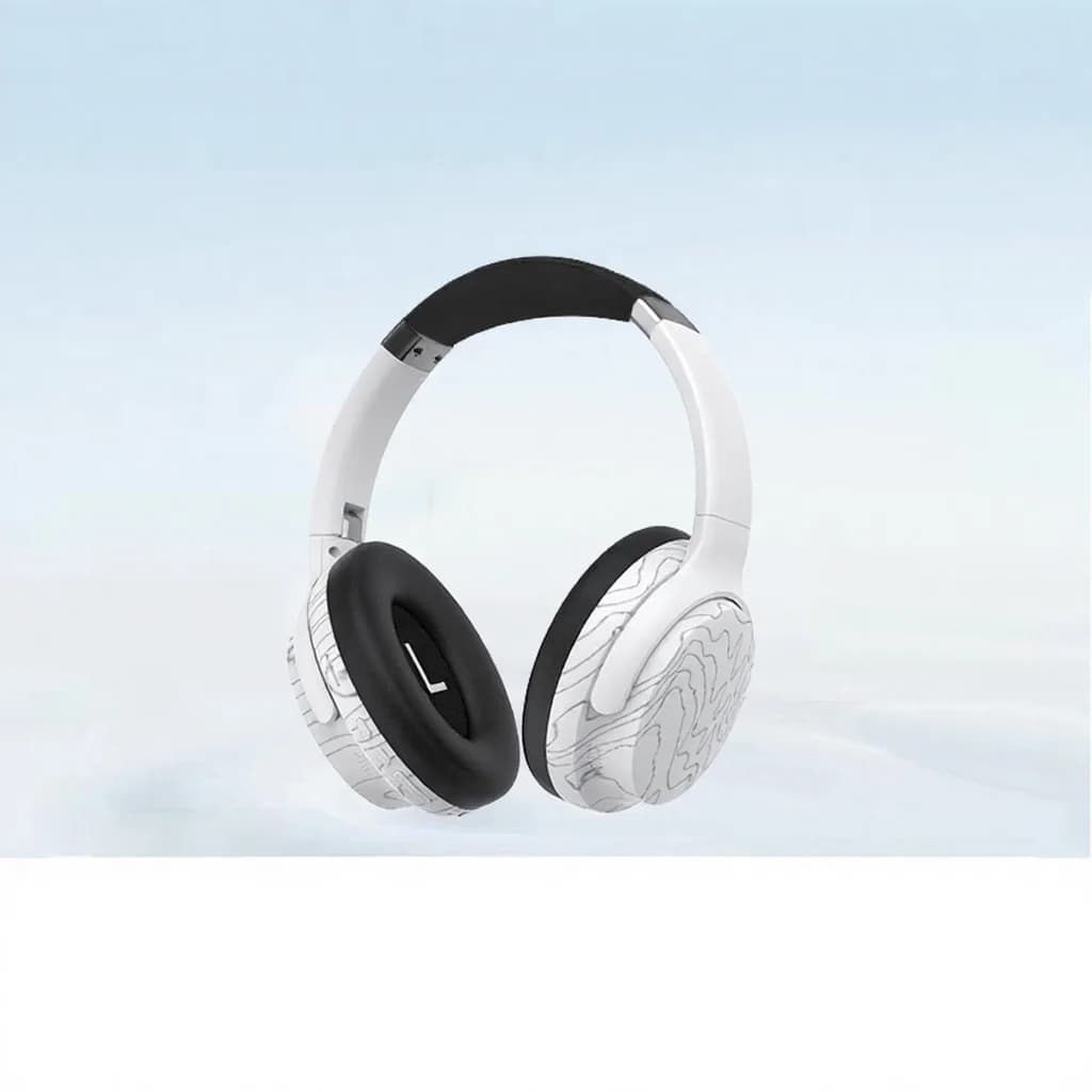 Draadloze over-ear Bluetooth-hoofdtelefoon met microfoon en meerdere EQ-modi