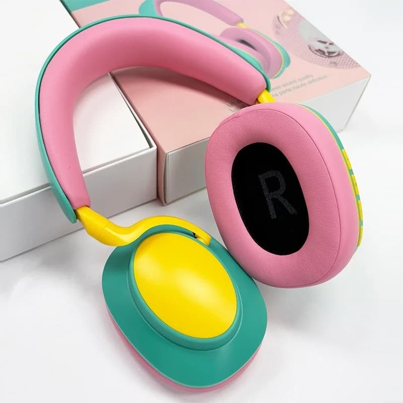 Draadloze over-ear Bluetooth koptelefoon met microfoon, FM-radio, Type-C