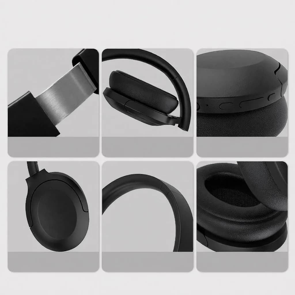 Actieve ruisonderdrukking Bluetooth koptelefoon over-ear draadloos 5.4