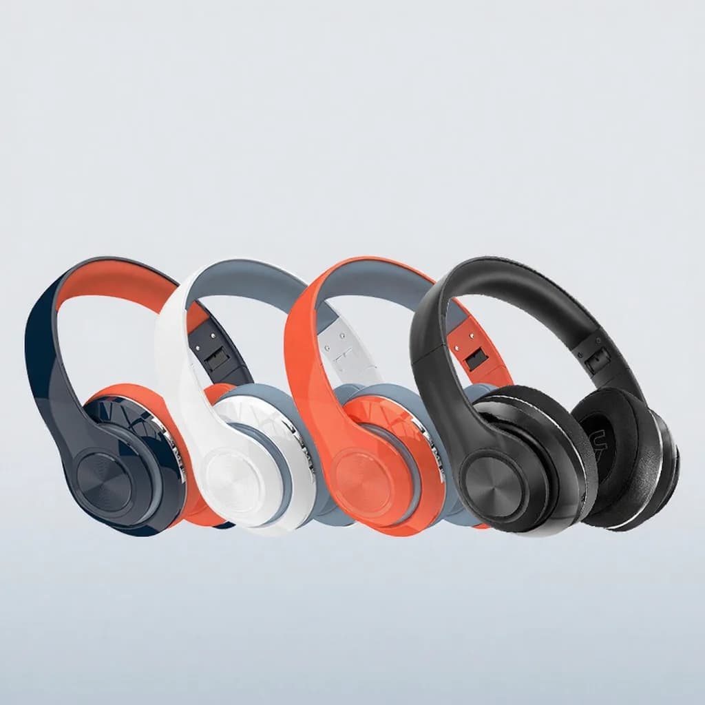 Over-ear draadloze hoofdtelefoon met FM-radio en TF-kaartsleuf