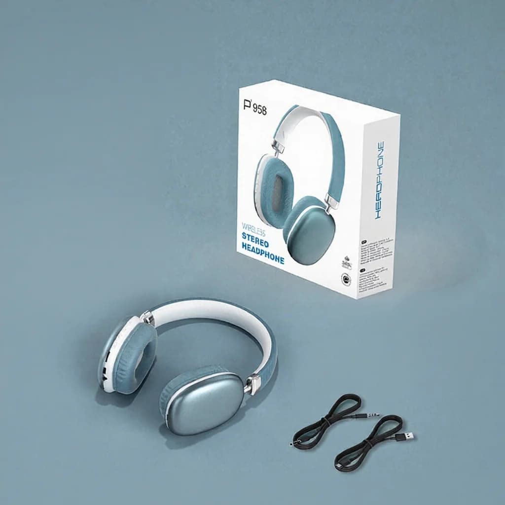 Draadloze Over-Ear Hoofdtelefoon met FM-radio en TF-kaartsleuf
