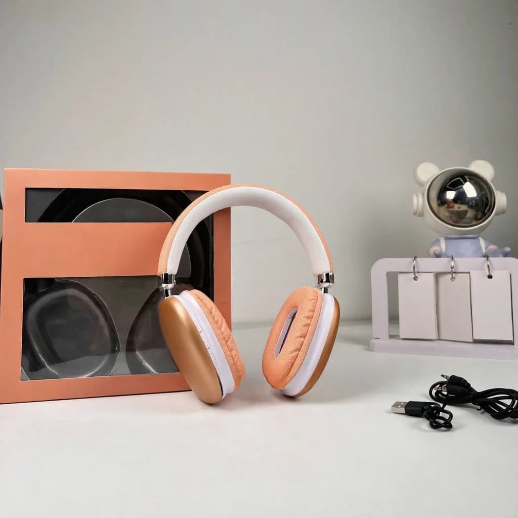 Draadloze over-ear koptelefoon met Bluetooth 5.4 en lange batterijduur