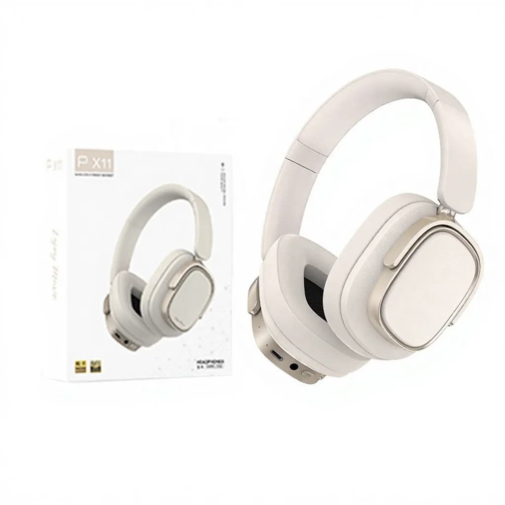Over-ear draadloze koptelefoon met actieve ruisonderdrukking en 35u batterij