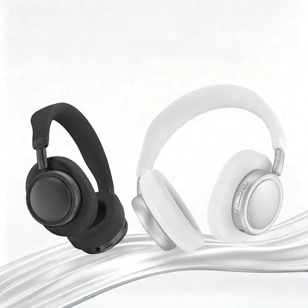 Draadloze Over-Ear Hoofdtelefoon met ANC, Opvouwbaar Ontwerp, 30U Batterij