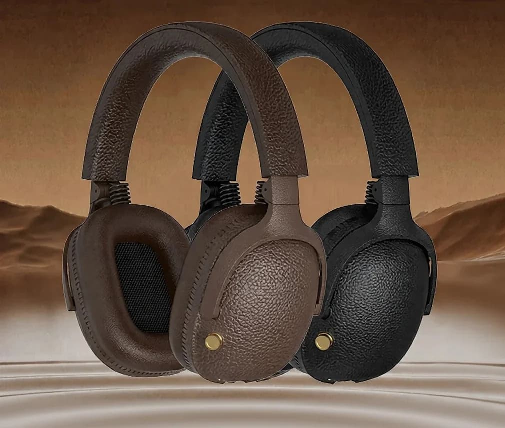 Retro draadloze over-ear hoofdtelefoon met Type-C-oplaadpoort en TF-kaartsleuf