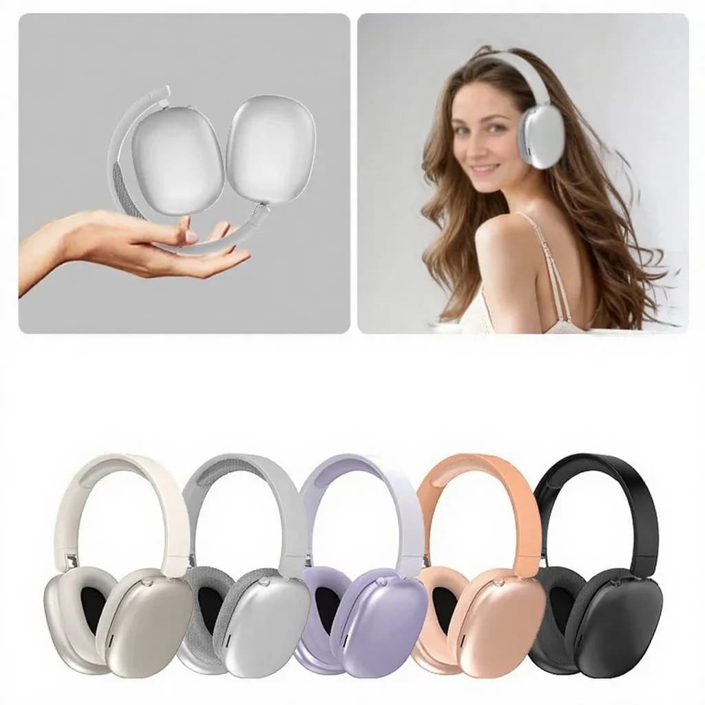 Draadloze Bluetooth Hoofdtelefoon met FM-radio en TF-kaartsleuf