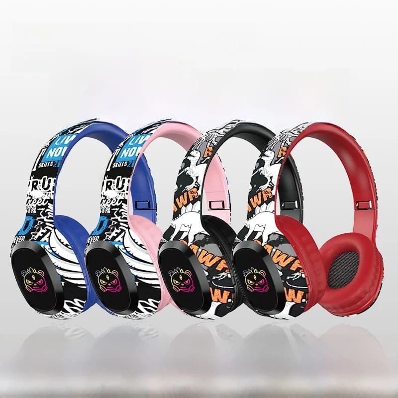Draadloze Over-Ear Hoofdtelefoon met TF-kaartslot en Bluetooth