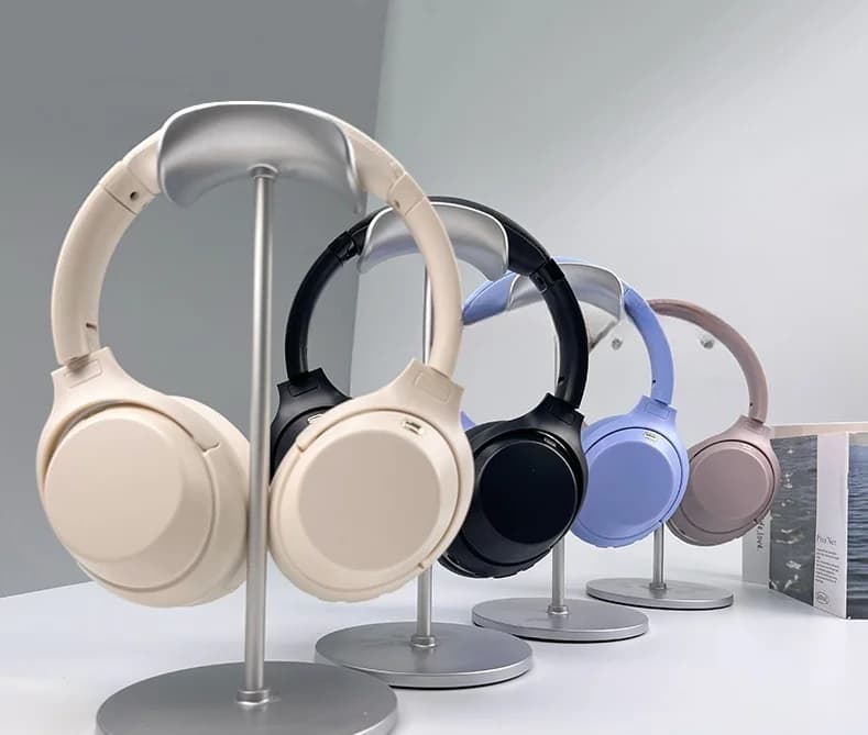 Over-ear draadloze Bluetooth-hoofdtelefoon met actieve ruisonderdrukking