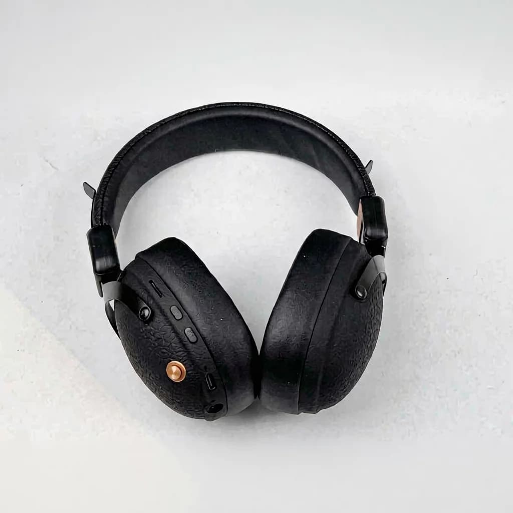 Retro draadloze over-ear koptelefoon met Bluetooth 5.4 en lange batterijduur