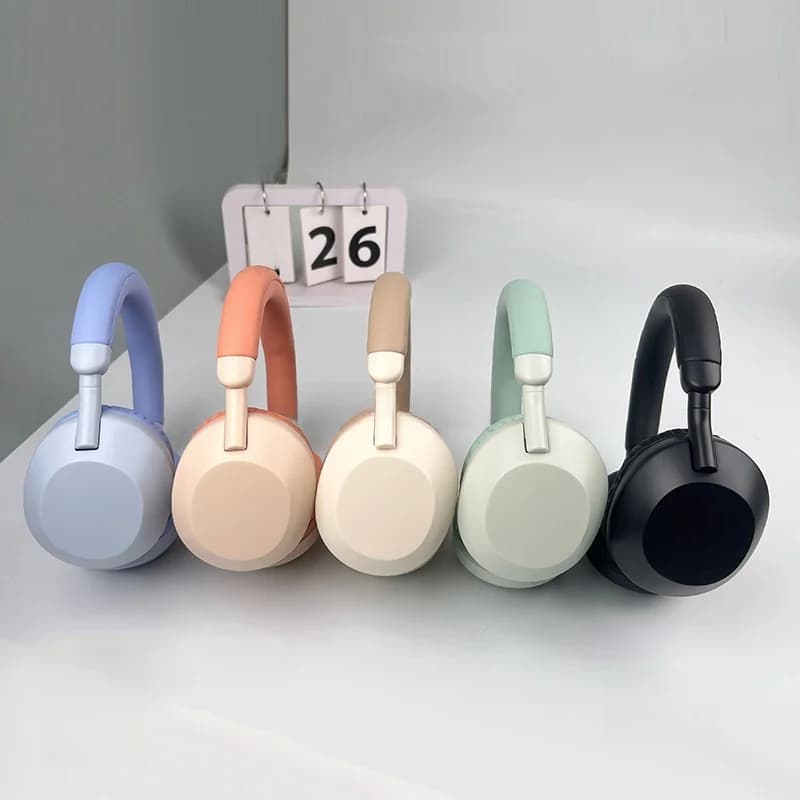 Draadloze Bluetooth over-ear hoofdtelefoon met diepe bas en microfoon