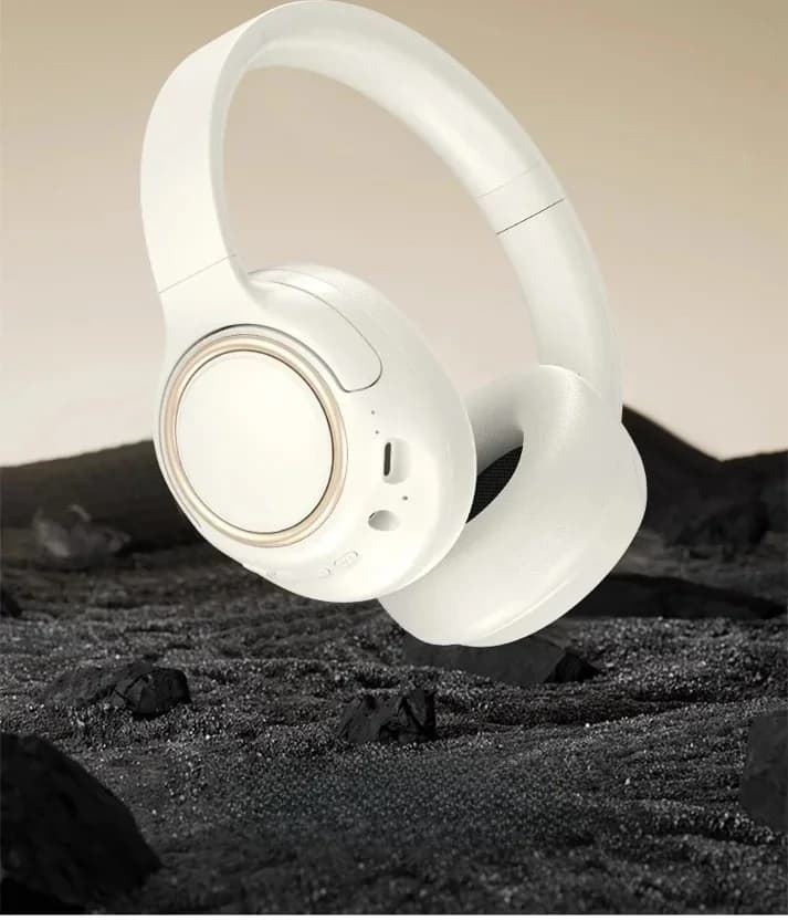 Actieve Noise Cancelling draadloze hoofdtelefoon met mic, 35u batterij