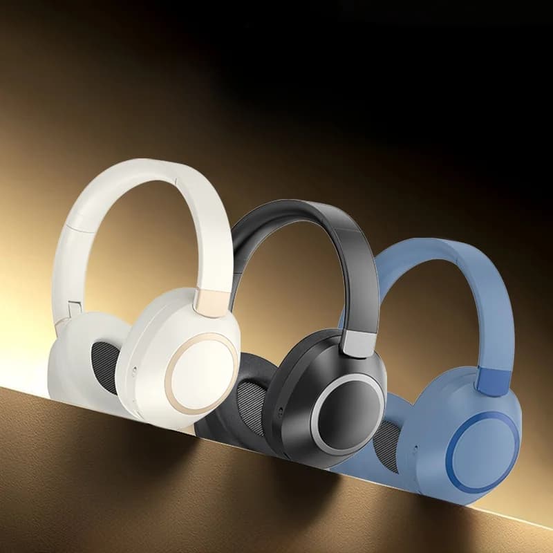 Actieve Noise Cancelling Draadloze Bluetooth Hoofdtelefoon Over-Ear Stereo