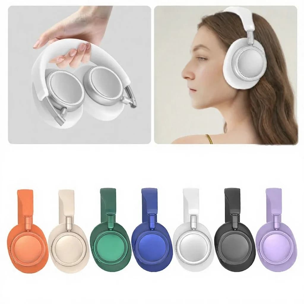 Over-ear draadloze Bluetooth-koptelefoon met diepe bas en Type-C opladen