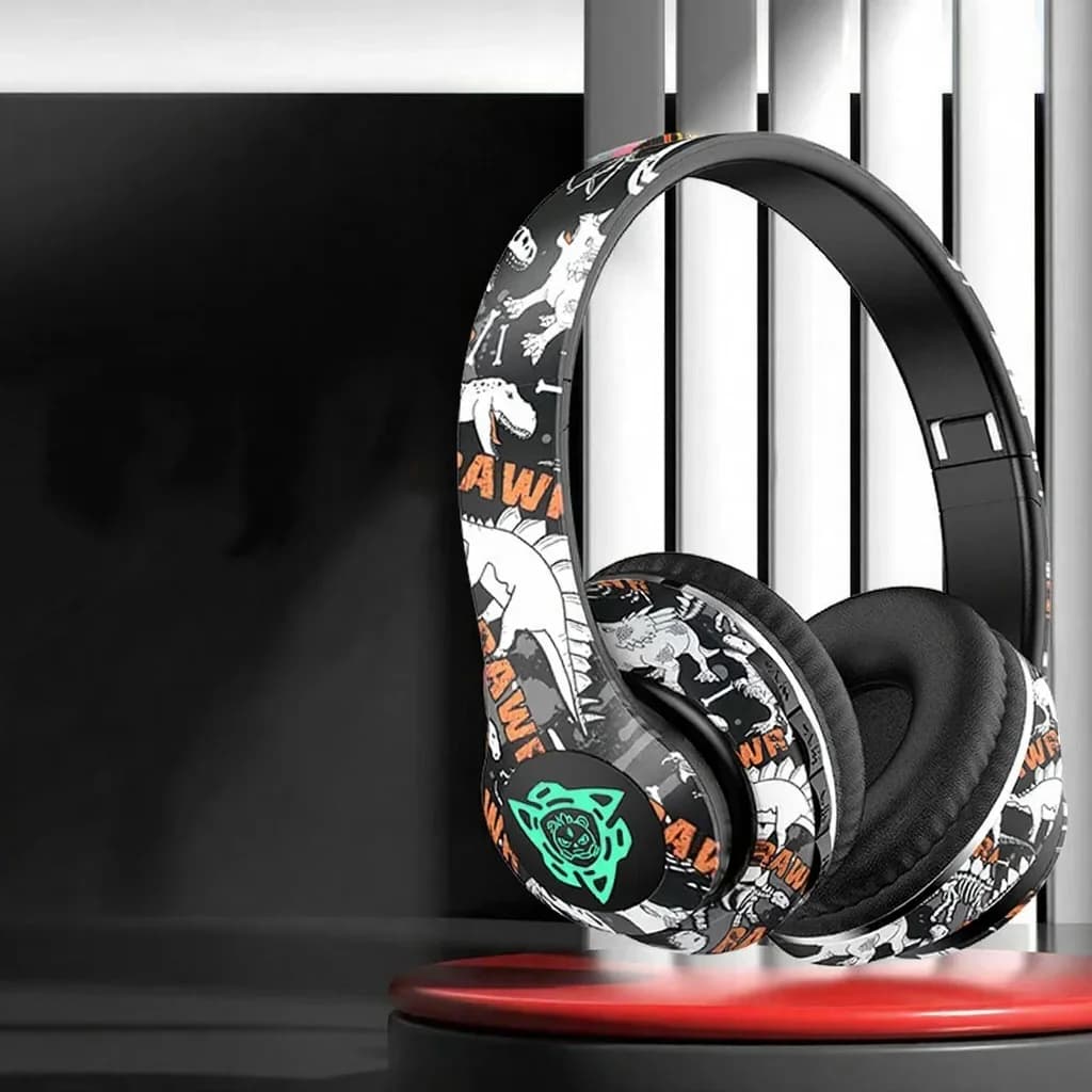 Draadloze Bluetooth over-ear hoofdtelefoon met microfoon, 40 mm driver, 350 mAh batterij