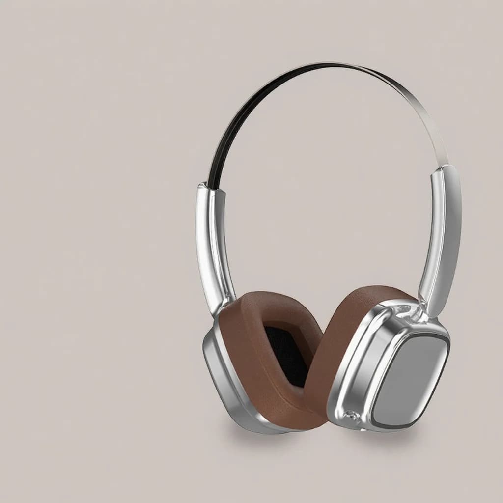 Retro draadloze over-ear koptelefoon Bluetooth 5.4 stereo bass
