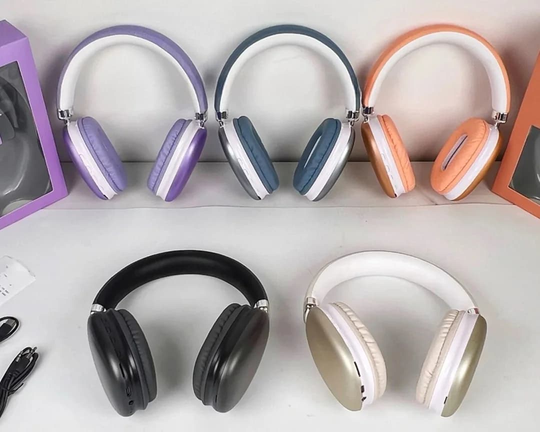 Draadloze over-ear koptelefoon met Bluetooth 5.4 en lange batterijduur