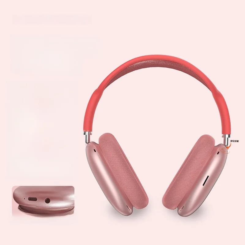 Bluetooth 5.4 Over-Ear Hoofdtelefoon met Draaiknop en FM-radio