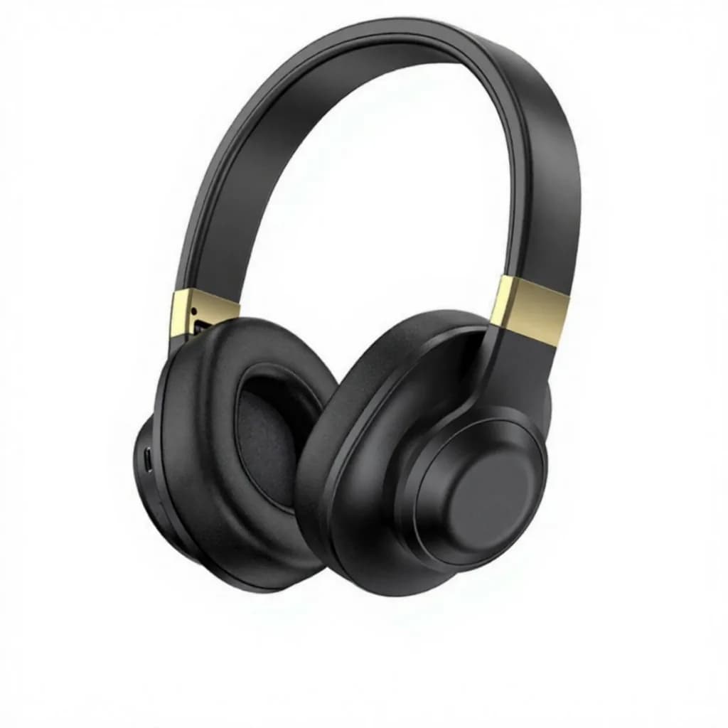 Over-ear draadloze Bluetooth-hoofdtelefoon met diepe bas en lange batterijduur