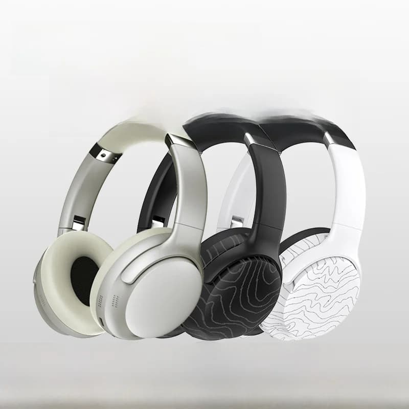 Draadloze over-ear Bluetooth-hoofdtelefoon met FM-radio en ruisonderdrukking