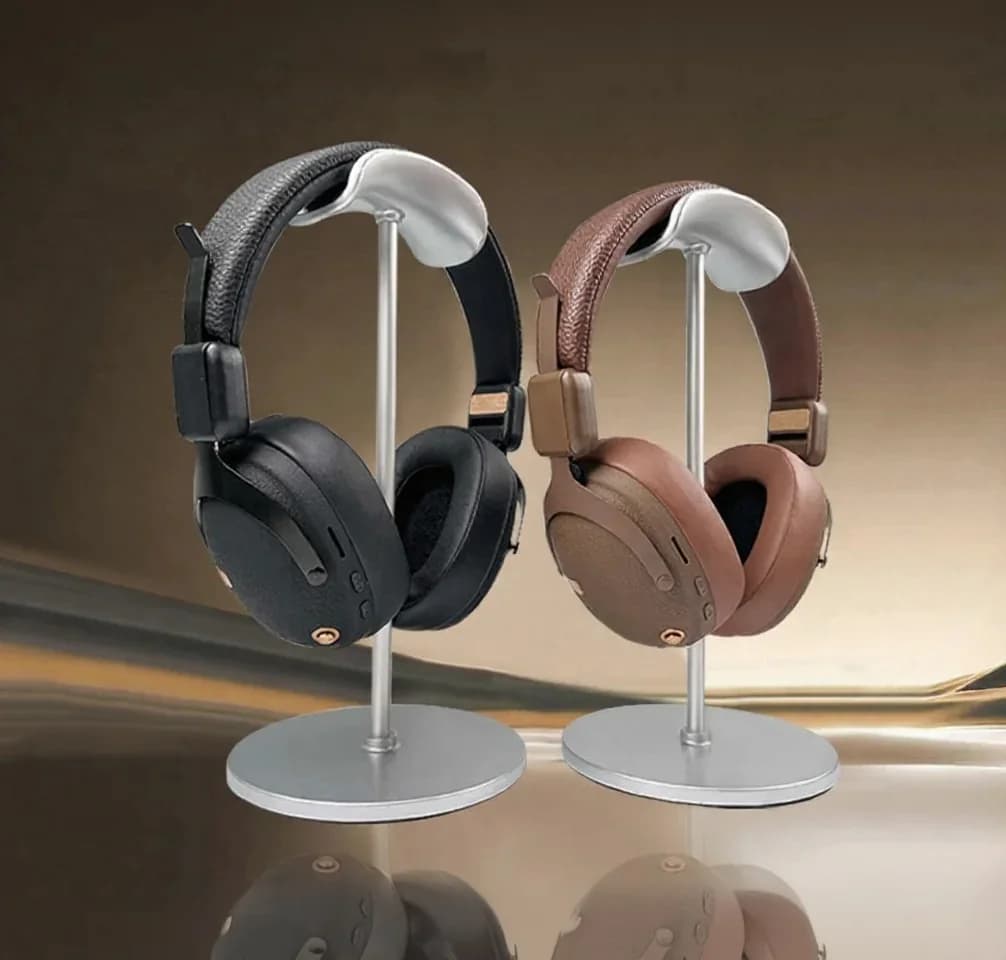 Retro draadloze over-ear koptelefoon met Bluetooth 5.4 en lange batterijduur