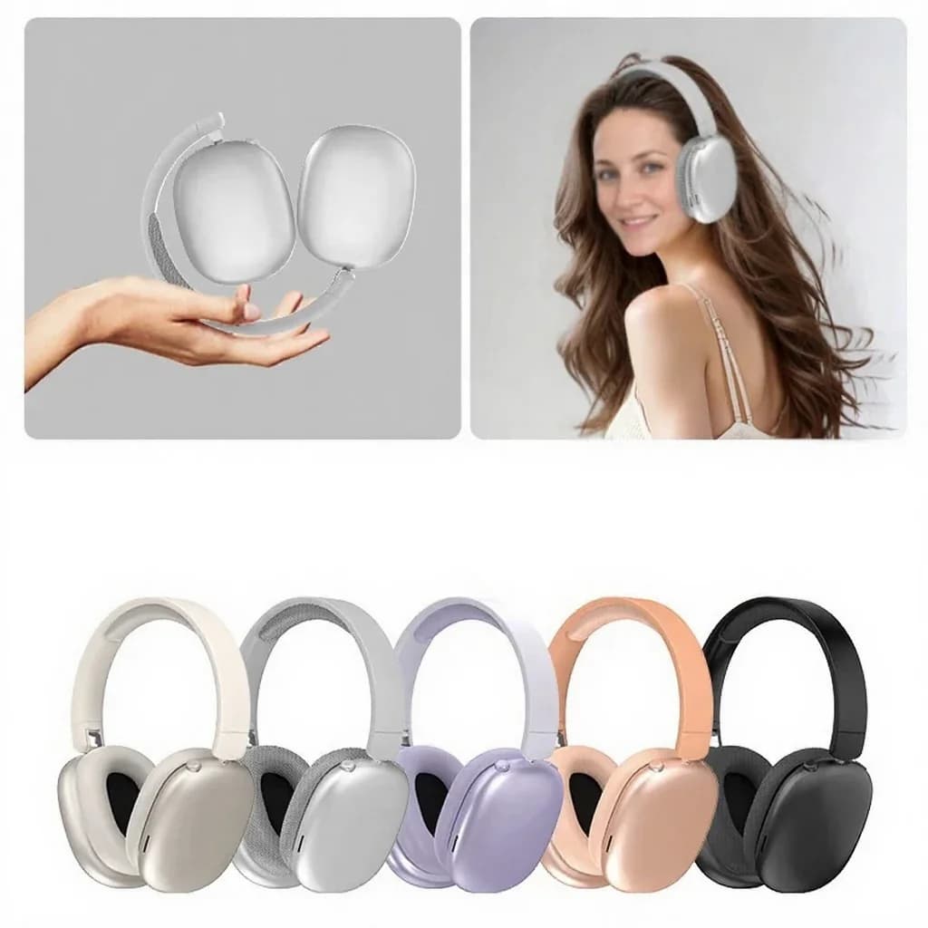 Draadloze Bluetooth over-ear koptelefoon met lange batterijduur