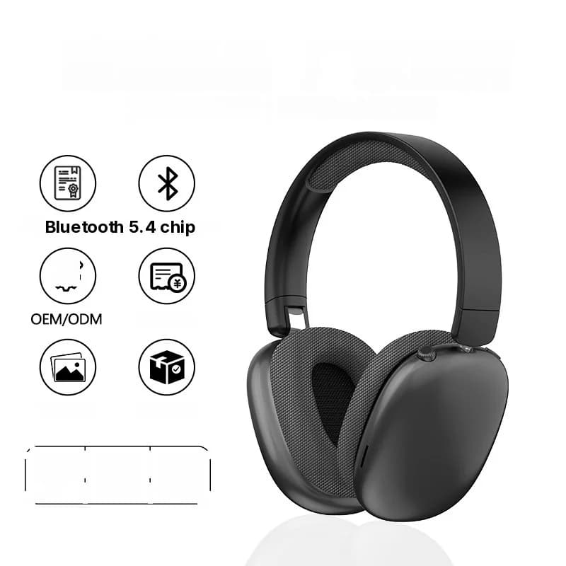 Over-Ear Draadloze Bluetooth Koptelefoon met FM Radio en TF Kaartslot