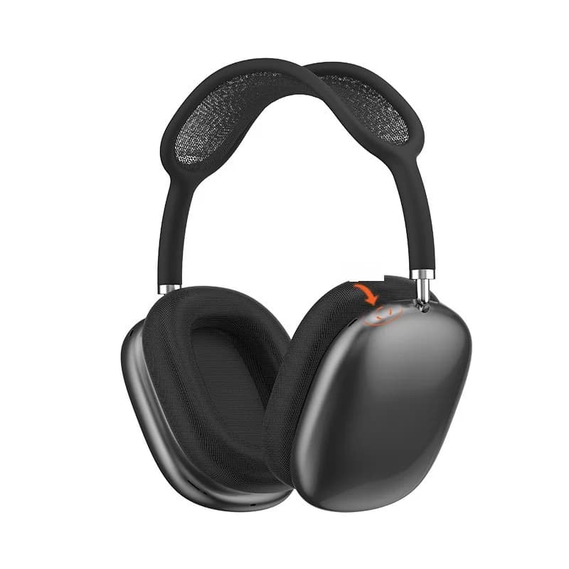 Bluetooth 5.4 Over-Ear Hoofdtelefoon met Draaiknop en FM-radio
