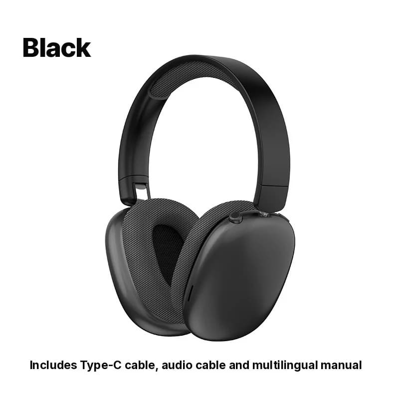 Over-Ear Draadloze Bluetooth Koptelefoon met FM Radio en TF Kaartslot