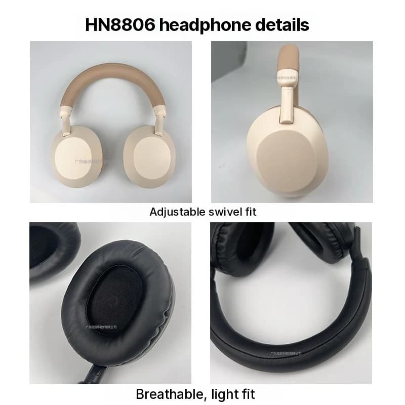 Draadloze Bluetooth over-ear hoofdtelefoon met diepe bas en microfoon