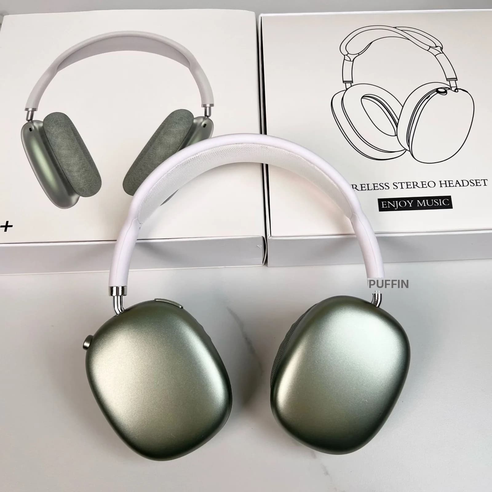 Draadloze Bluetooth-koptelefoon met FM-radio en TF-kaartsleuf