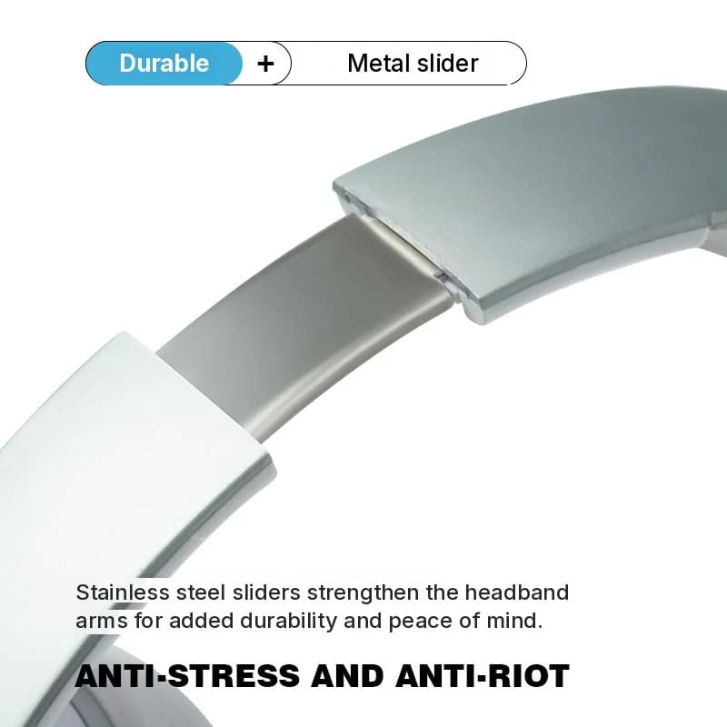 Over-ear draadloze Bluetooth-hoofdtelefoon met lange batterijduur