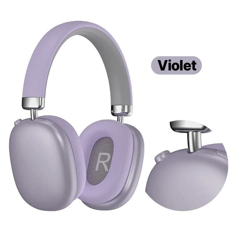 Draadloze over-ear hoofdtelefoon Bluetooth 5.4 lange batterijduur opvouwbaar